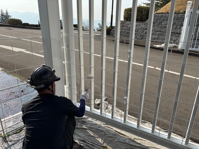 某ゴルフ場ゲート塗装工事